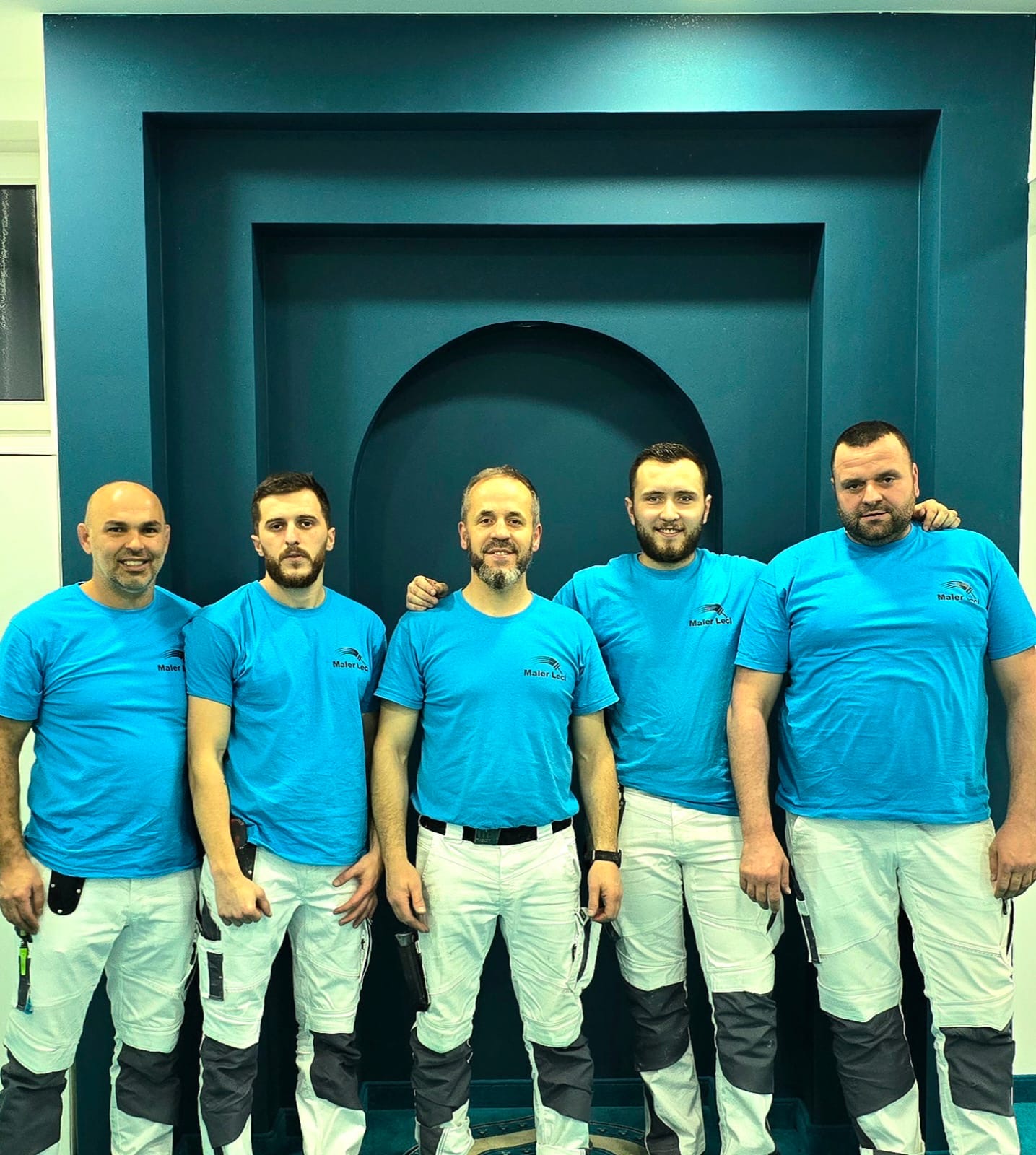 Das Team vom Malerbetrieb Leci